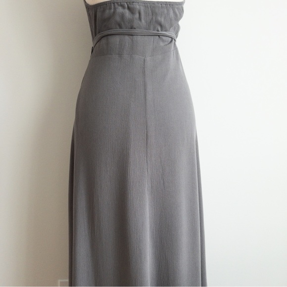Lulus Marisha Washed Olive Green Halter Wrap Dress - Picture 10 of 16